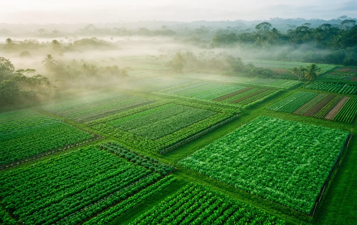 Finca en transición aérea